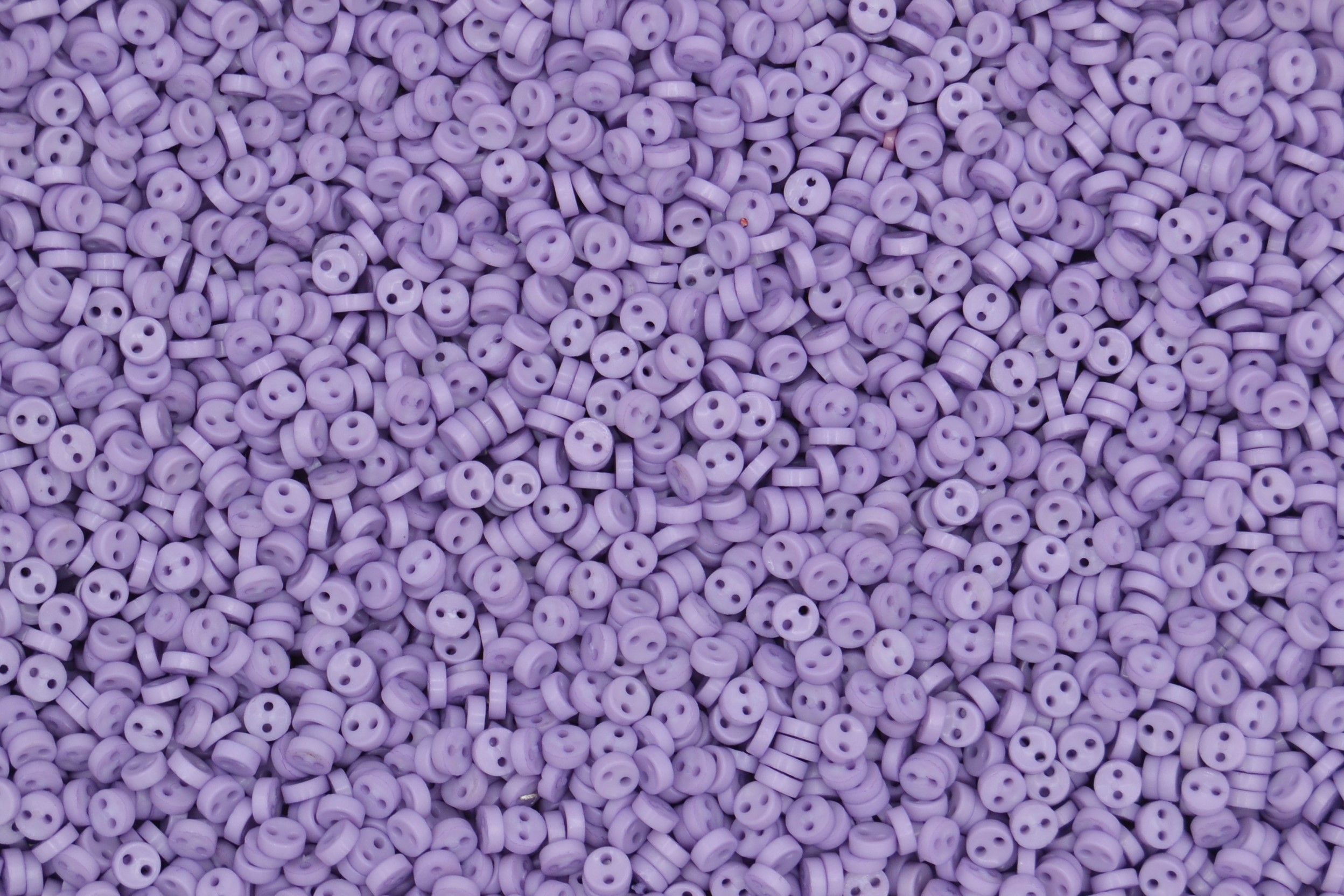 5mm Lavender Round Mini Doll Buttons - Dolls & Soft Toys Clothes