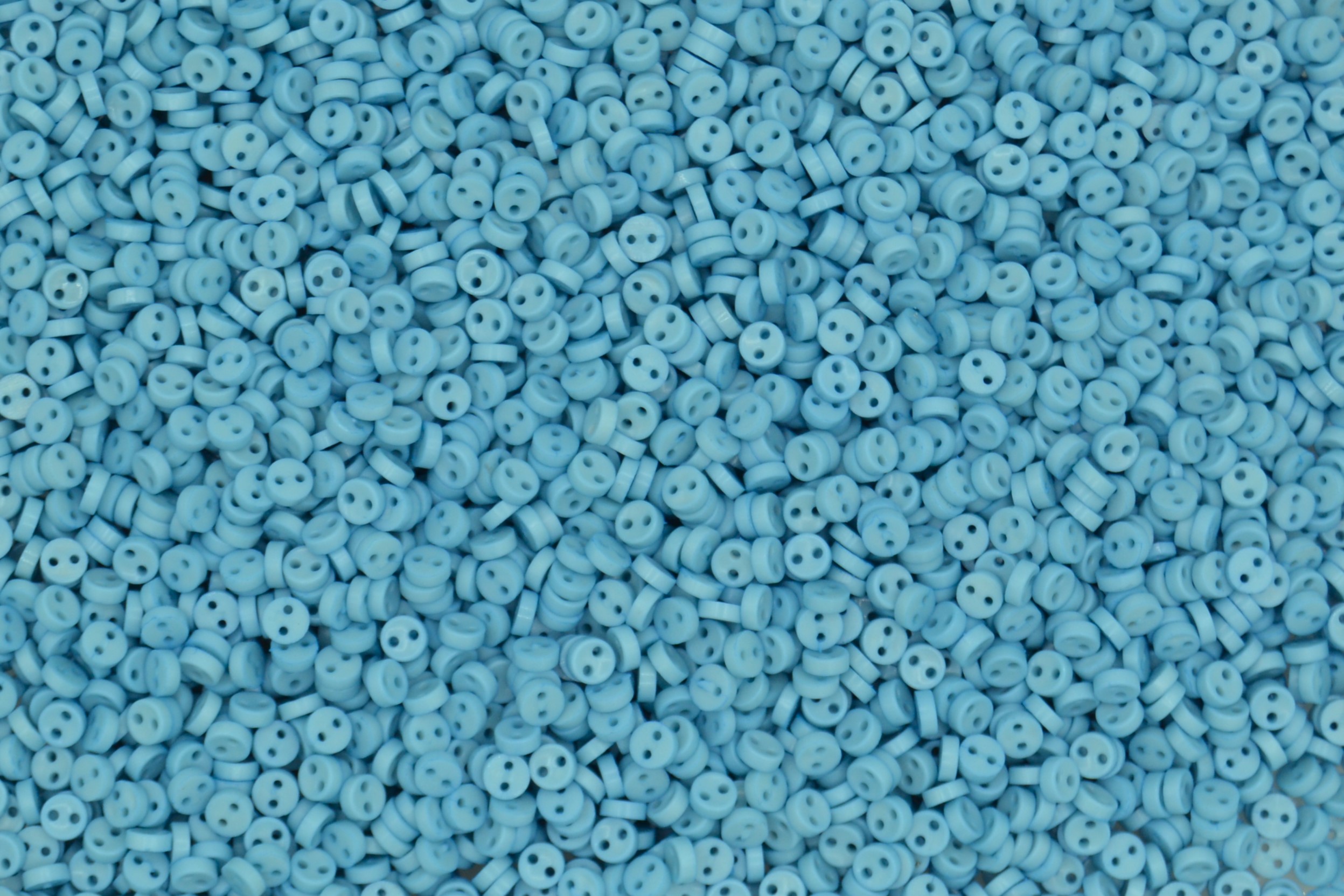 5mm Light Blue Round Mini Doll Buttons - Dolls & Soft Toys Clothes