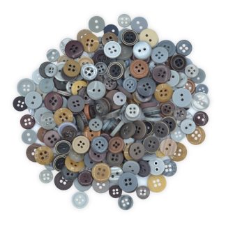 Tiny Stone Mix Buttons - Mixed Small Sizes