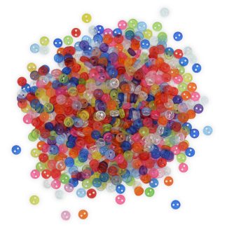 5mm Transparent Mini Doll Buttons