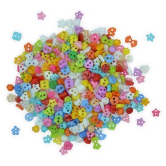 Assorted Shapes Mini Doll Button