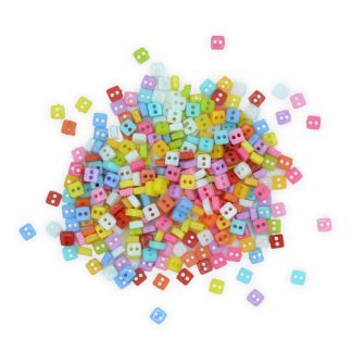 Square Mini Doll Buttons