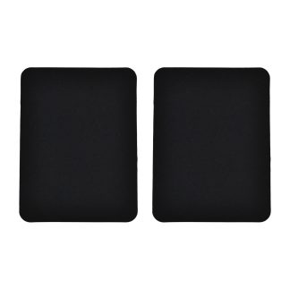 Black Iron On Gabardine Elbow Patches - 125mm x 95mm