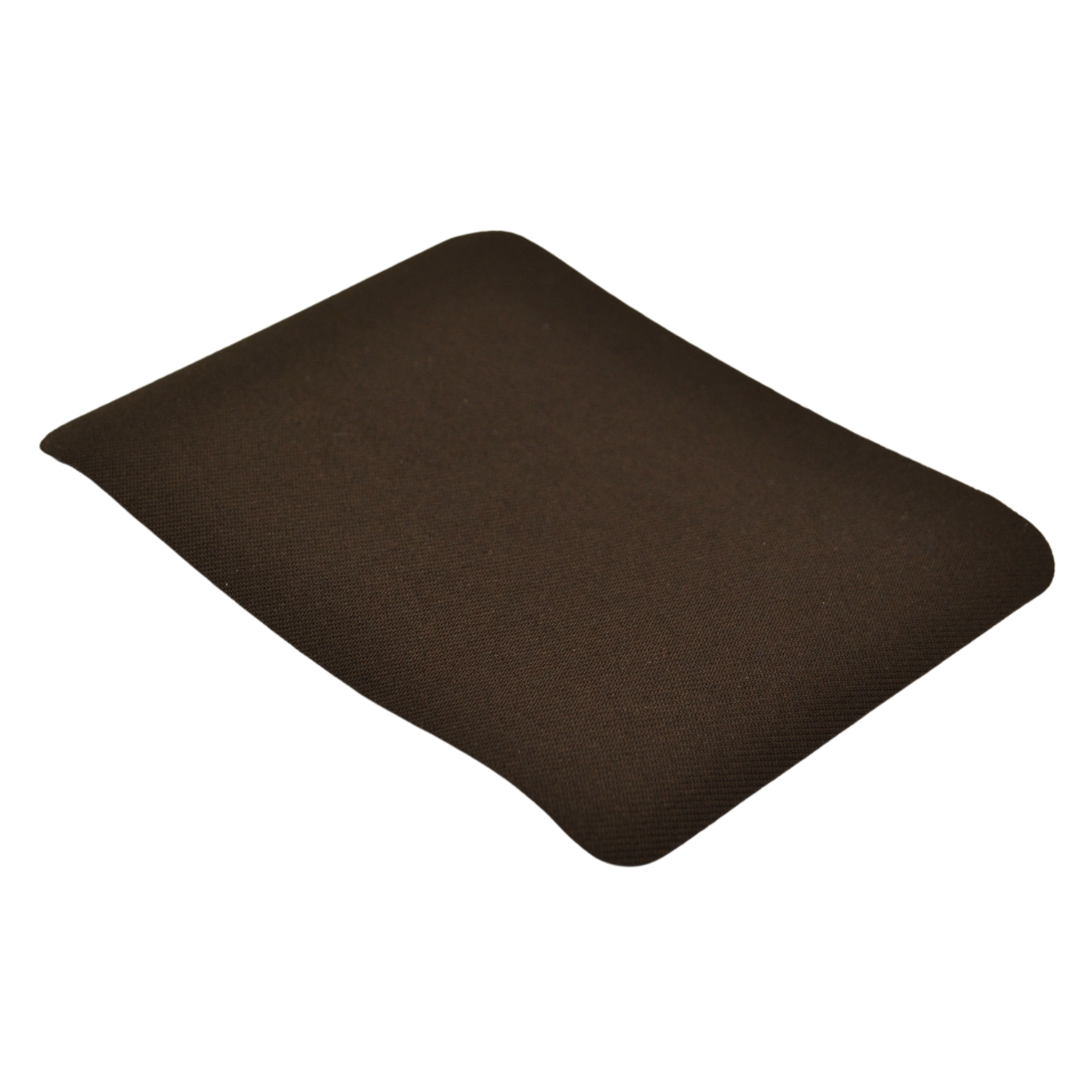 Dark Brown Iron On Gabardine Elbow Patches - 125mm x 95mm - Image 2