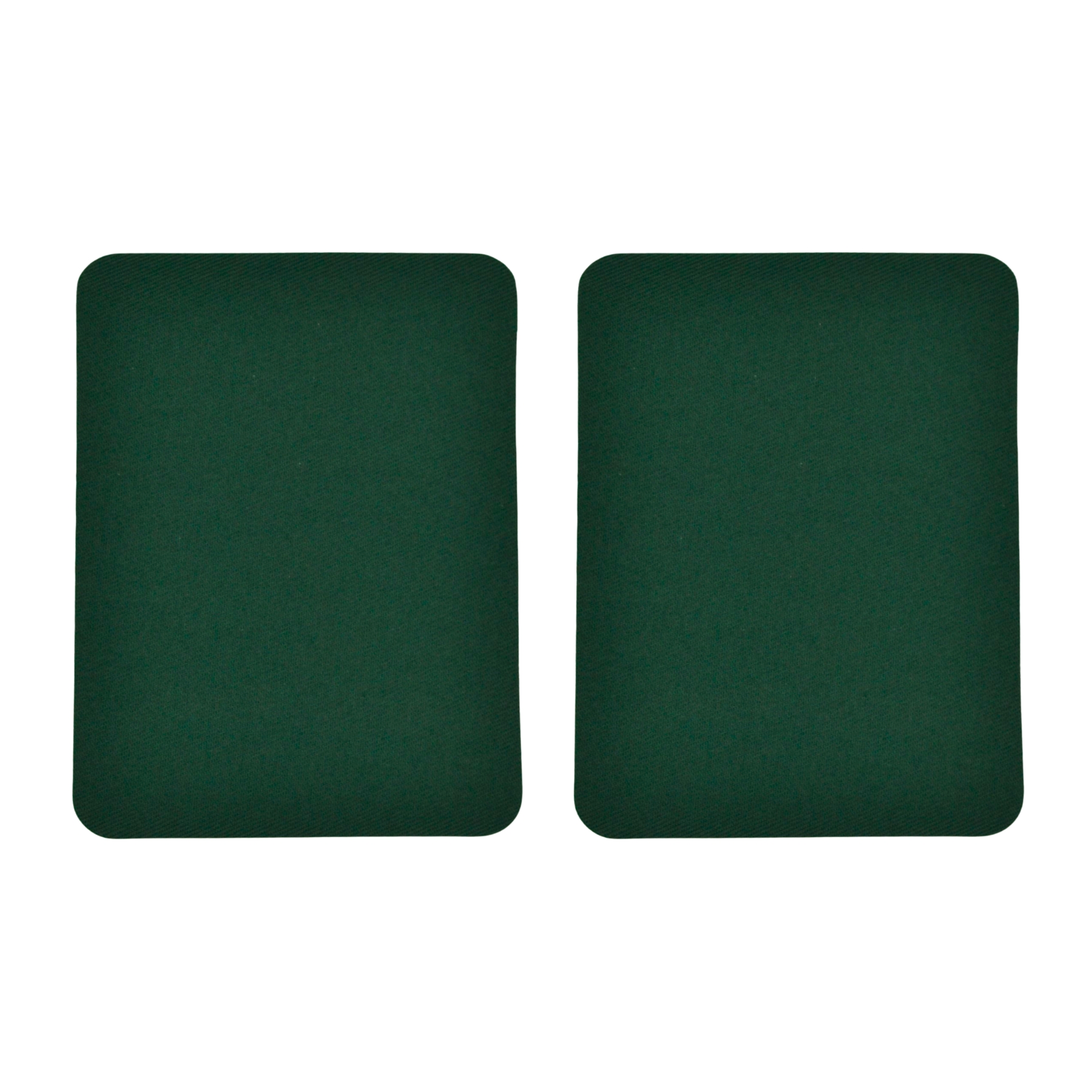 Dark Green Iron On Gabardine Elbow Patches - 125mm x 95mm