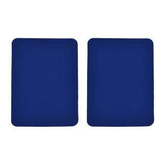 Royal Blue Iron On Gabardine Elbow Patches - 125mm x 95mm