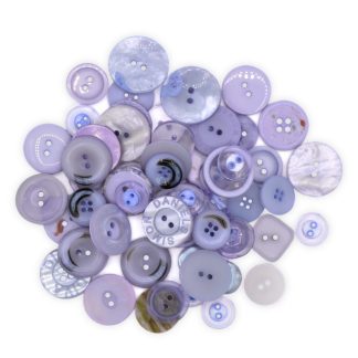 Lavender Hand Dyed Buttons