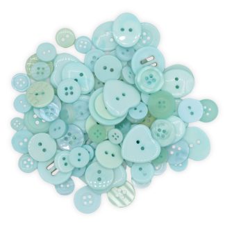 Celeste Blue Buttons
