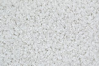 Mini Buttons Hearts White