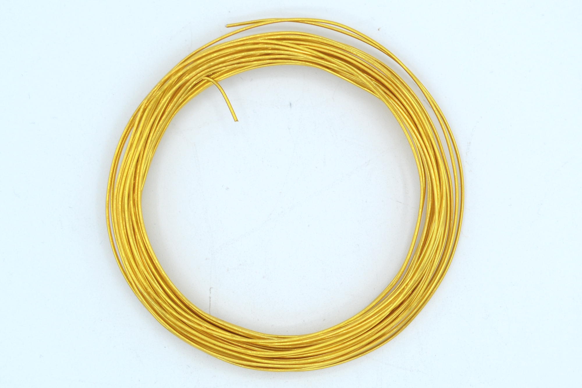 Pack of 1 - Yellow Gold 1.0mm x 10m Aluminium Wire