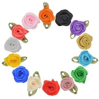 Satin Ribbon Roses