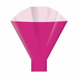 Translucent Fuchsia - 50cm x 44cm Flower Sleeves