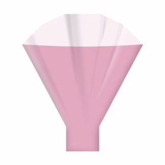 Translucent Pink - 50cm x 44cm Flower Sleeves