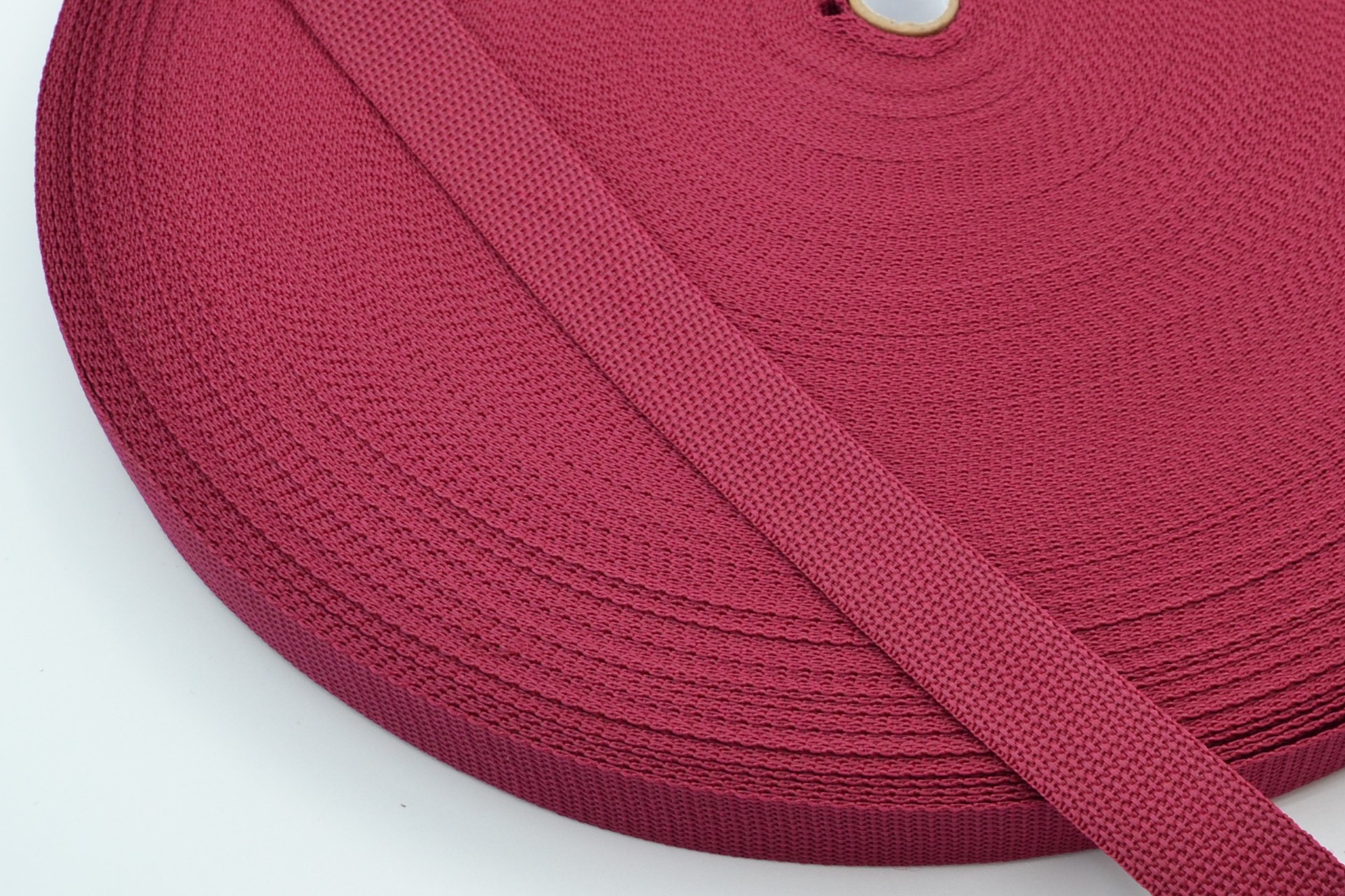 Wine Polypropylene Webbing - 25mm Width