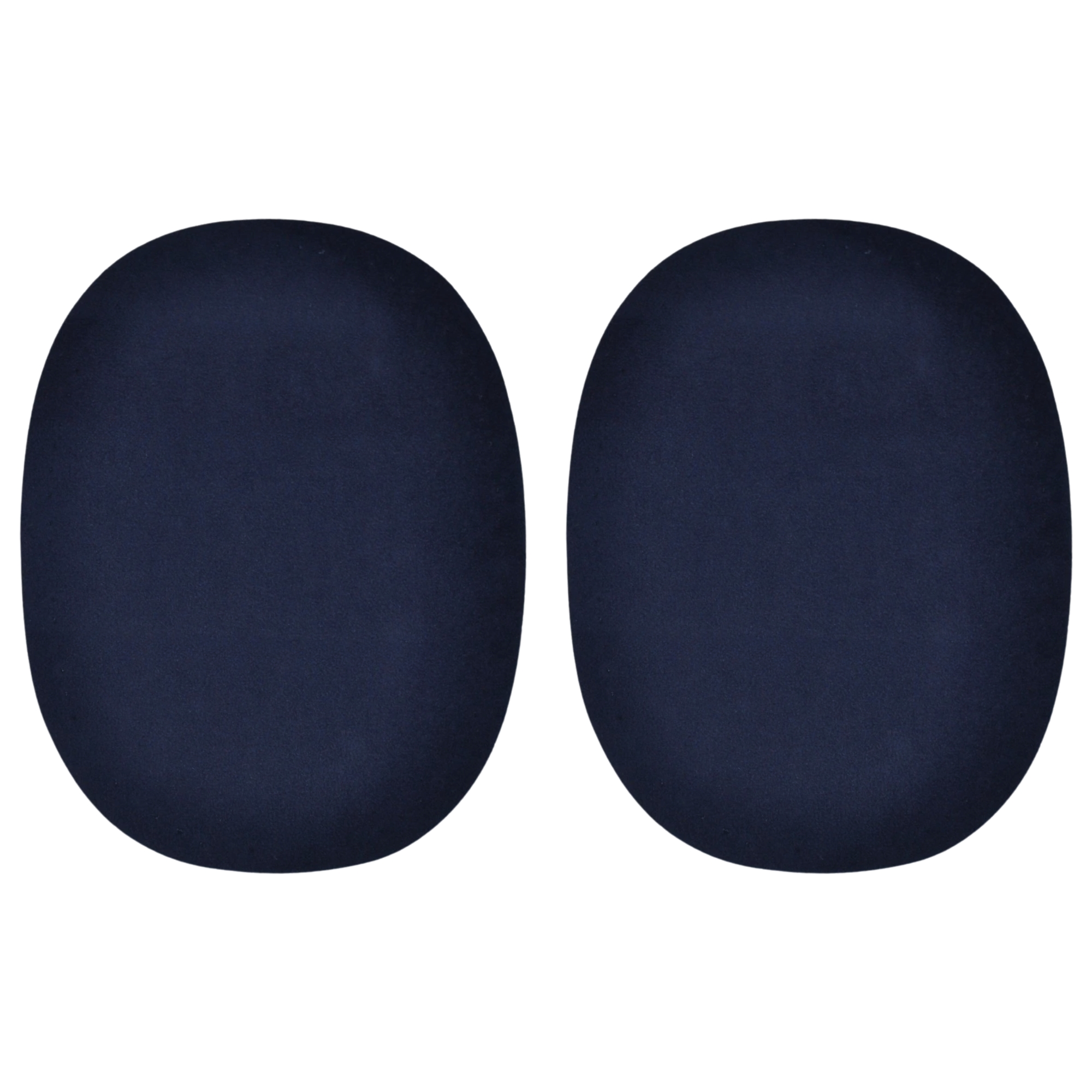 Kleiber Dark Blue Faux Velour Leather - 125mm x 100mm Elbow Patches