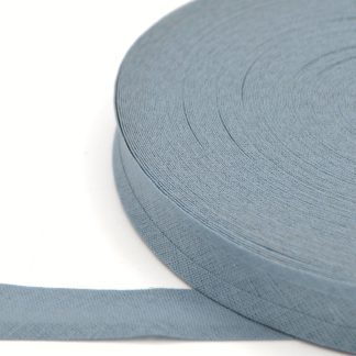 Bias Binding/Tape - 25mm Cotton - Steel Blue