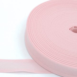 Bias Binding/Tape - 25mm Cotton - Sugar Pink