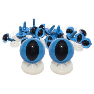 Blue Cats Eyes Plastic Backs