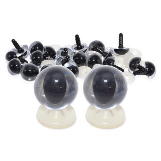 Clear Cats Eyes Plastic Backs