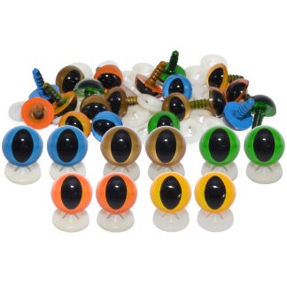 Mixed Cats Eyes Plastic Backs
