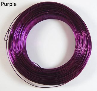 Pack of 1 - Purple 1.0mm x 200m Aluminium Wire