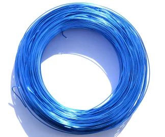 Pack of 1 - Royal Blue 1.0mm x 200m Aluminium Wire