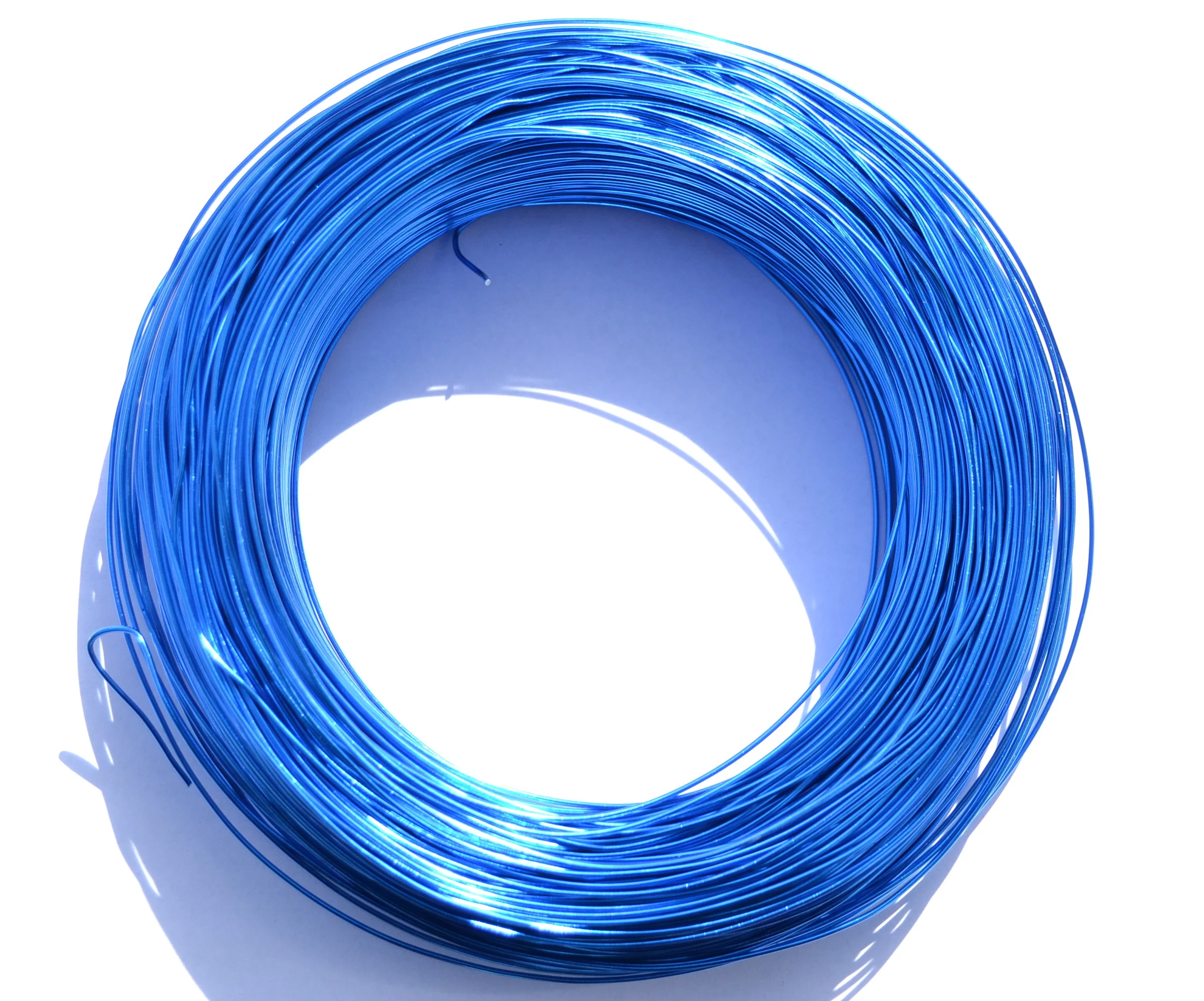 Pack of 1 - Royal Blue 1.0mm x 200m Aluminium Wire