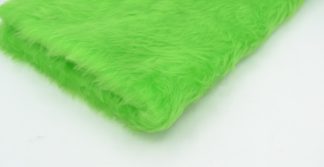 Lime Green Fun Fur - Quality Fake Fur 15mm Pile