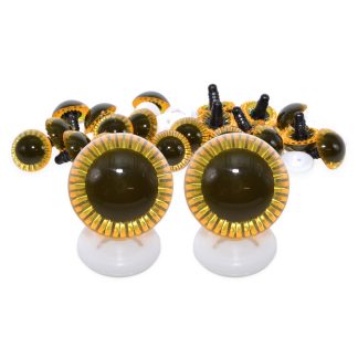 Yellow Owl Eyes Plastic Backs