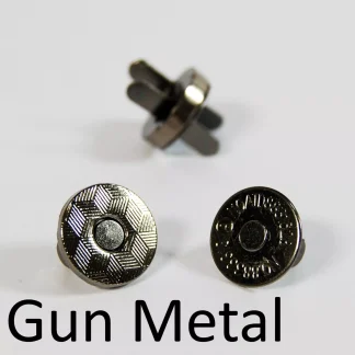 Gun Metal Magnetic Snap Fastener
