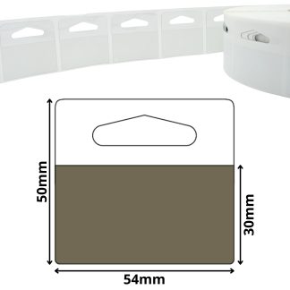 Delta Slot 50mm x 54mm Self Adhesive Hang Tabs