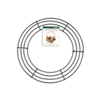 12"/30cm Circle Metal Wreath Frame - Deco Mesh Ring by Oaktree UK