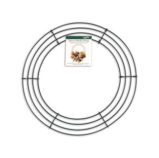13"/33cm Circle Metal Wreath Frame - Deco Mesh Ring by Oaktree UK