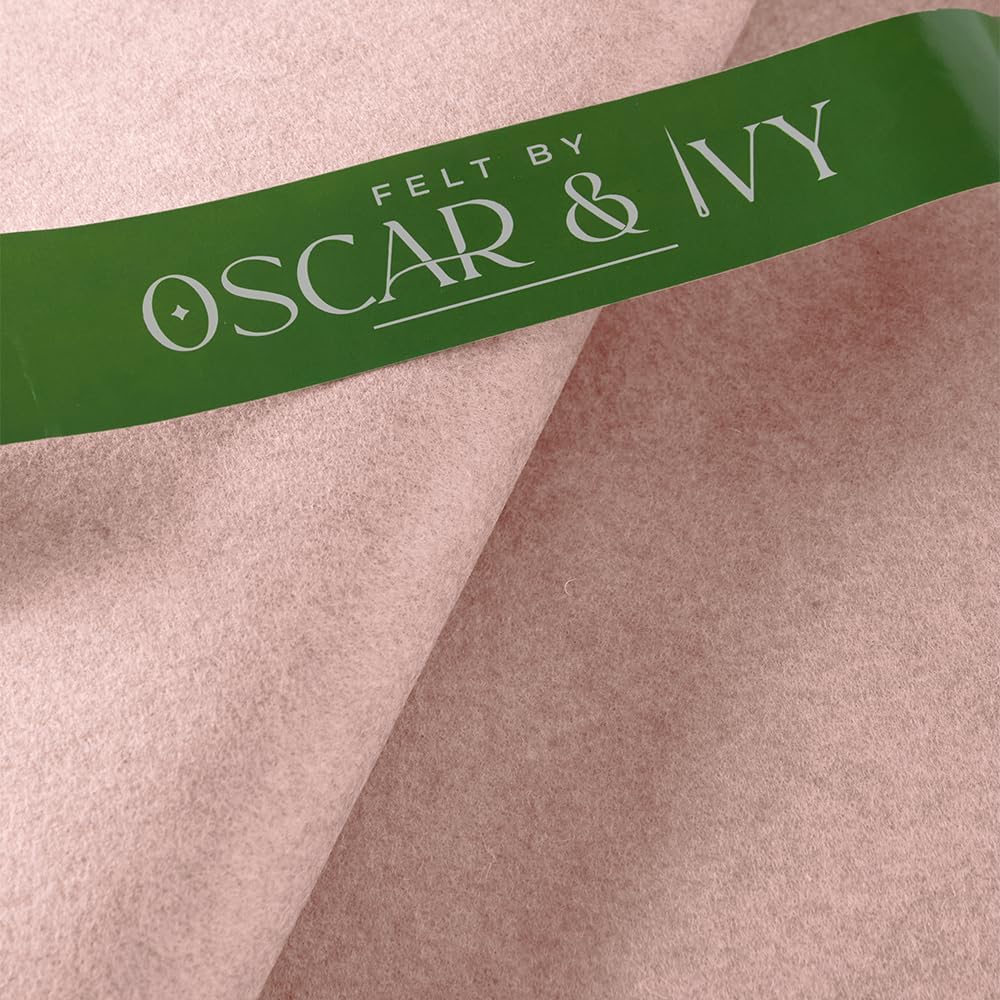 Candy Pink (Col 18) Felt by Oscar & Ivy - Wool Viscose Blend - Image 2