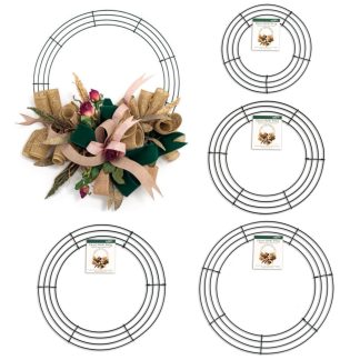 Circle Metal Wreath Frames by Oaktree UK
