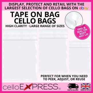 Tape on Bag Cello Bags