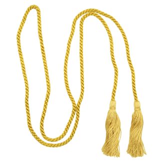 Light Gold (139) Double-Ended Tasselled Cord - Chainette Tassels