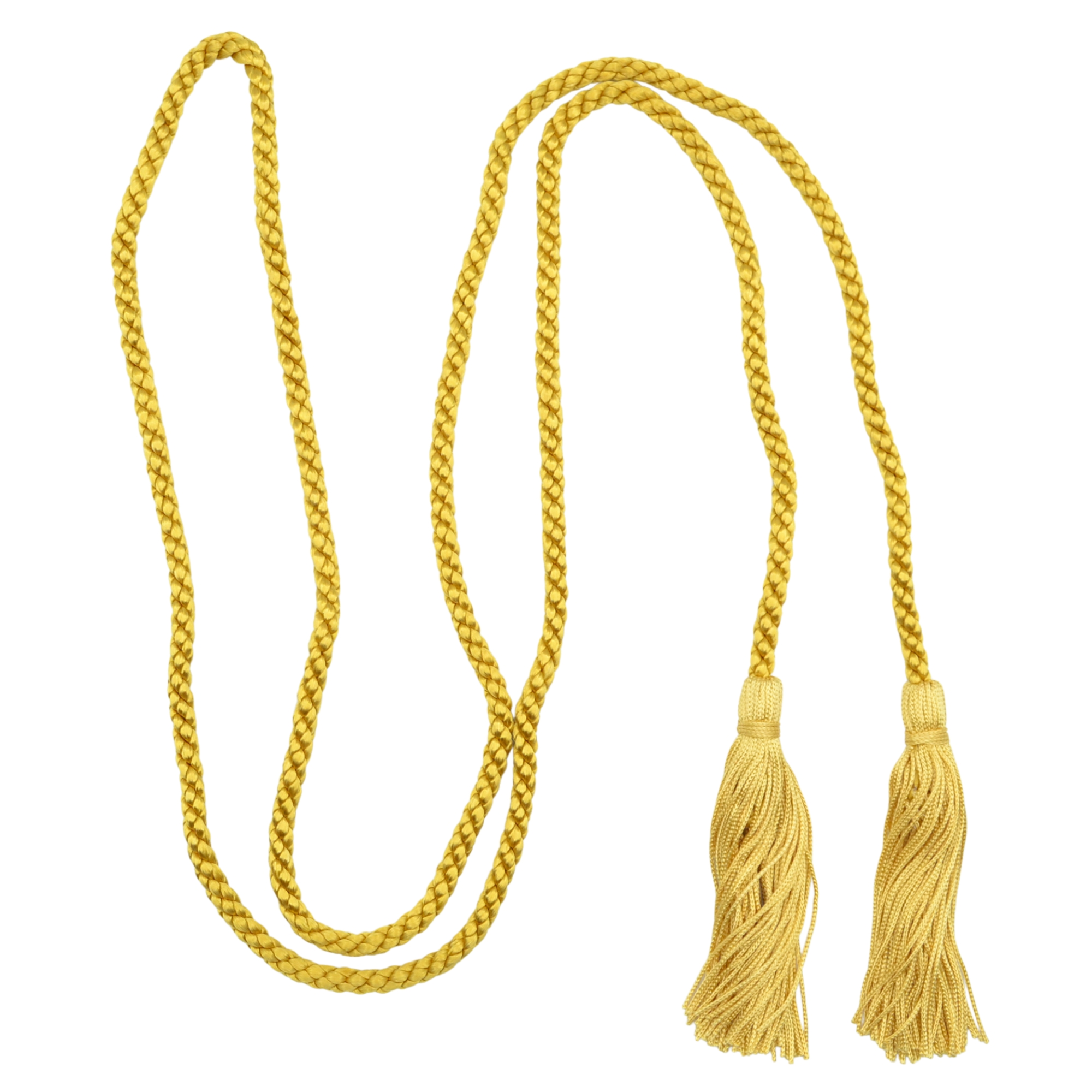 Light Gold (139) Double-Ended Tasselled Cord - Chainette Tassels