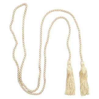 Pale Beige (851) Double-Ended Tasselled Cord - Chainette Tassels