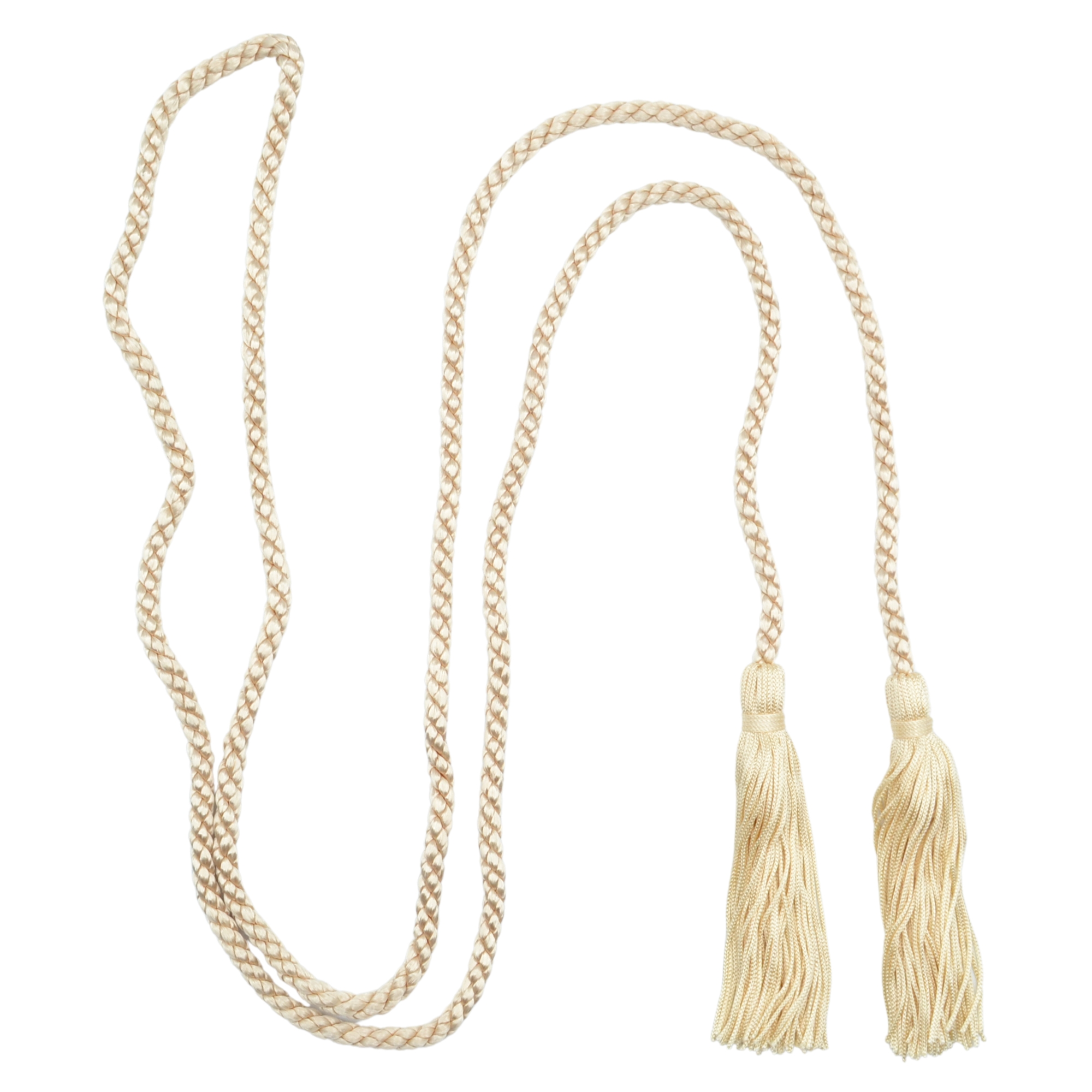 Pale Beige (851) Double-Ended Tasselled Cord - Chainette Tassels