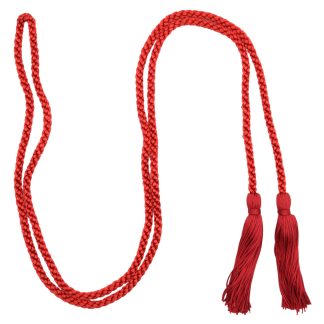 Red (360) Double-Ended Tasselled Cord - Chainette Tassels