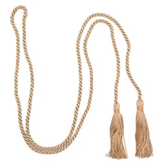Taupe (801) Double-Ended Tasselled Cord - Chainette Tassels