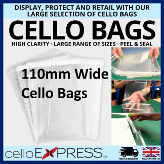 110mm Wide Cellophane Bags