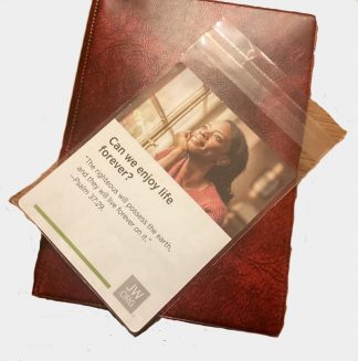 Bible Topic Tract Cello Bag - C7 87mm x 113mm + 30mm Self Seal Flap Cellophane