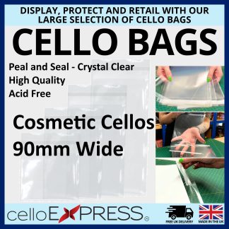 Cosmetic Slim Bags – 90mm Wide