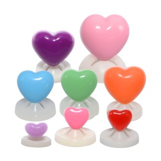 Mixed Heart Noses with Plastic Backs