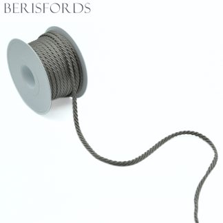 Smoked Grey (669) Barley Twisted Cord - Berisfords