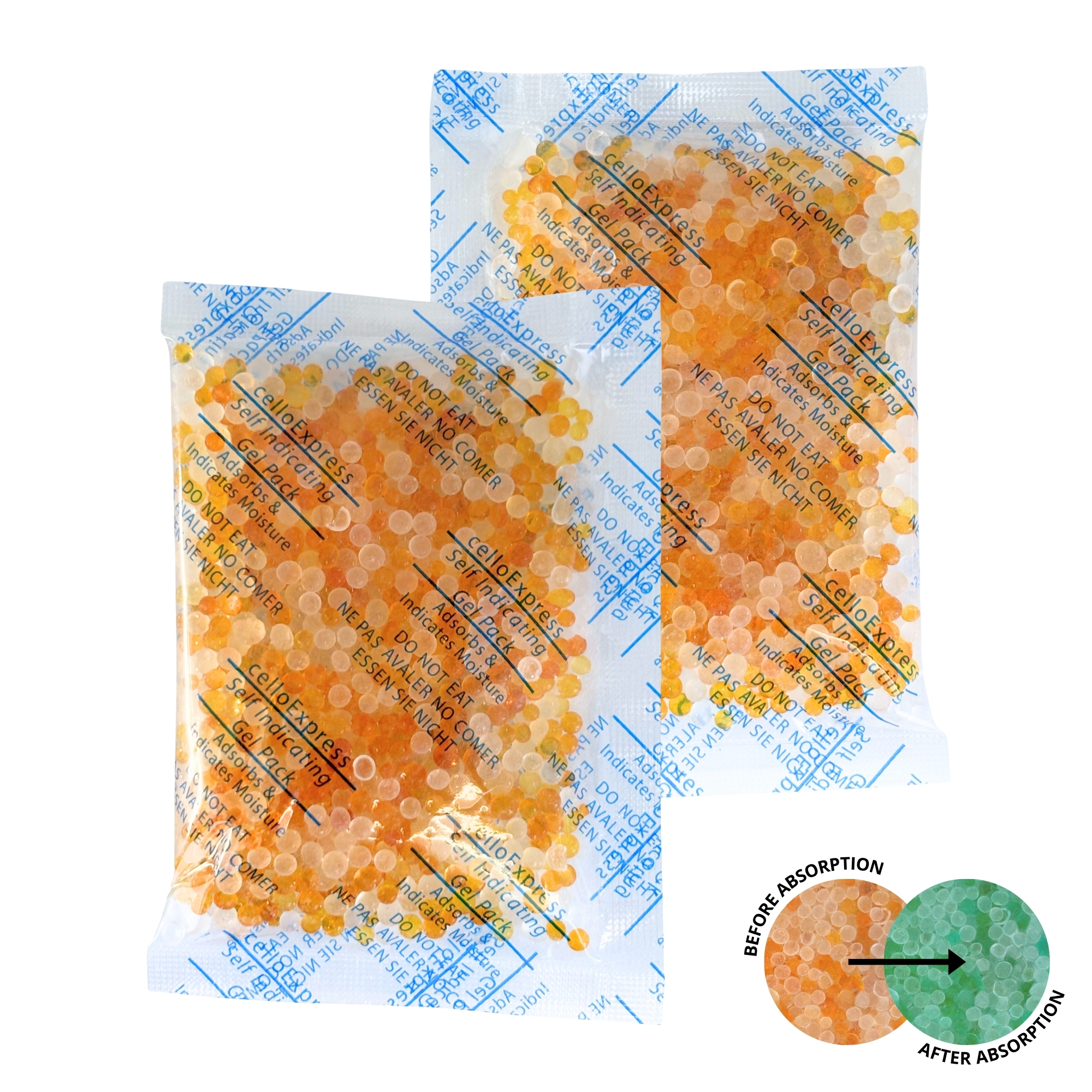 25g Self Indicating Silica Gel Desiccant Sachets