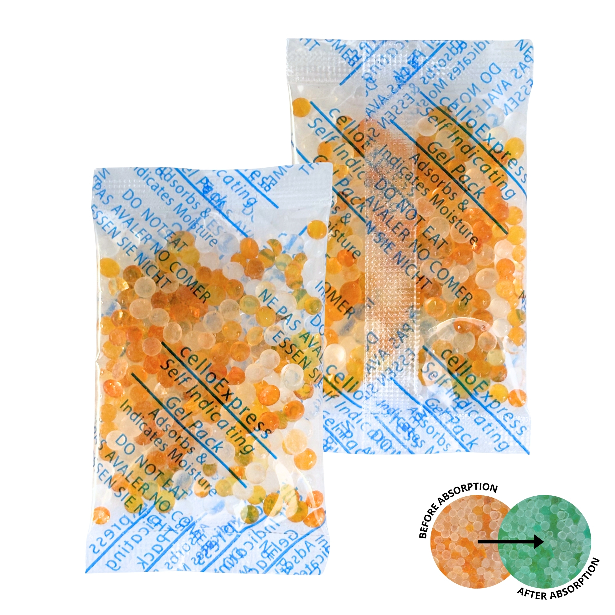 5g Self Indicating Silica Gel Desiccant Sachets