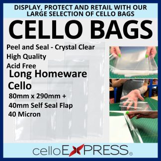 Long Homeware Cello - 80mm x 290mm